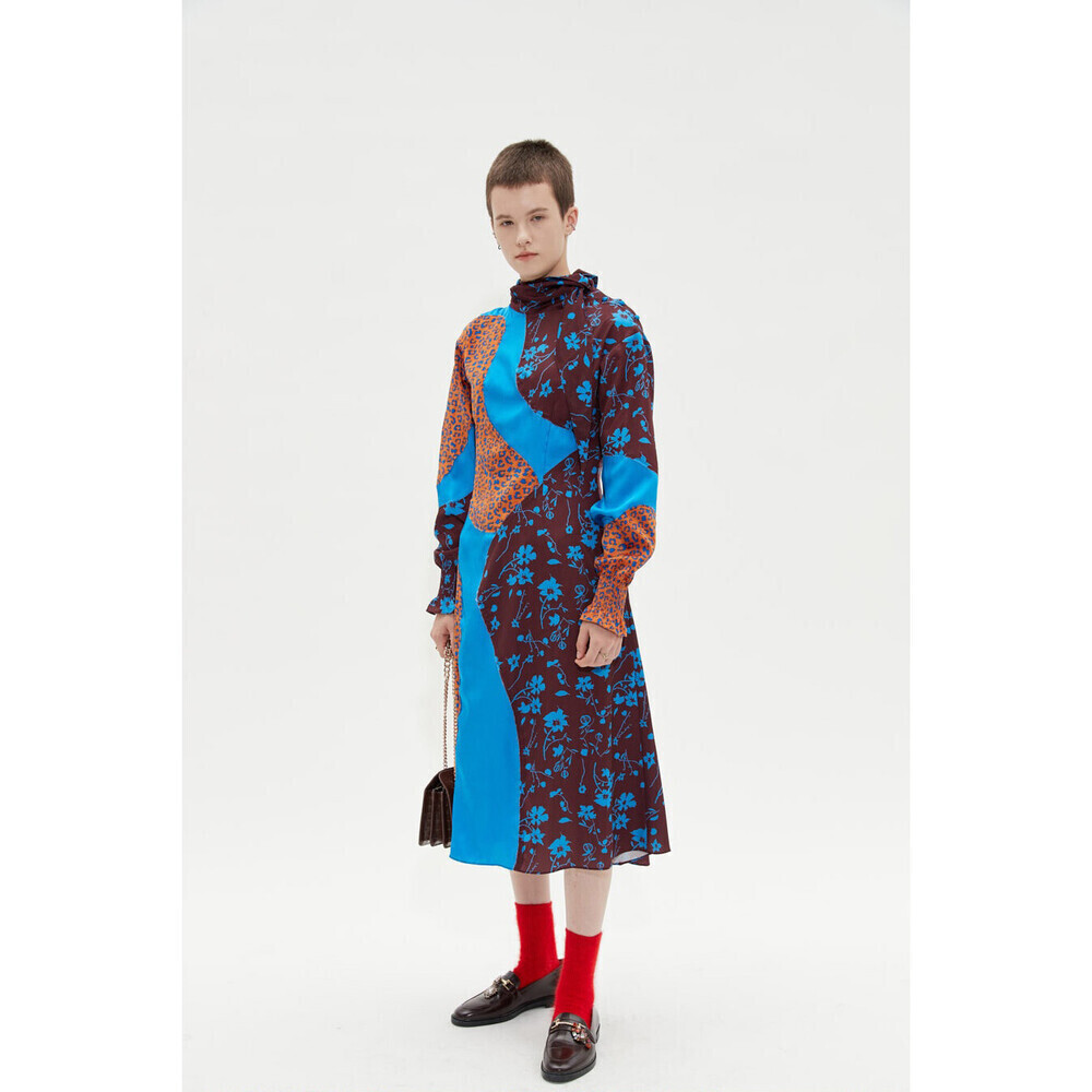 Andersson Bell Ophelia Flower Leopard-Print Dress SIZE M $655 - Picture 10 of 15